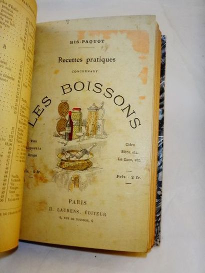 null RIS-PAQUOT. Recettes pratiques concernant la Cuisine Maigre. Paris, H.Laurens,...