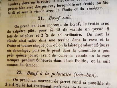 null RYTZ-DICK, Lina. La Bonne cuisinière Bourgeoise. Berne, Rätzer, 1847. 366 pp....