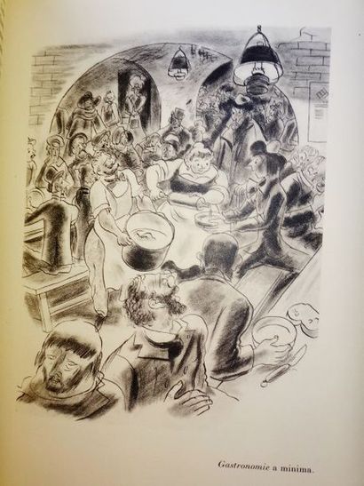 null SAINT-GEORGES, André. Eloge de la Table. Paris, Editions de la Couronne, 1947....