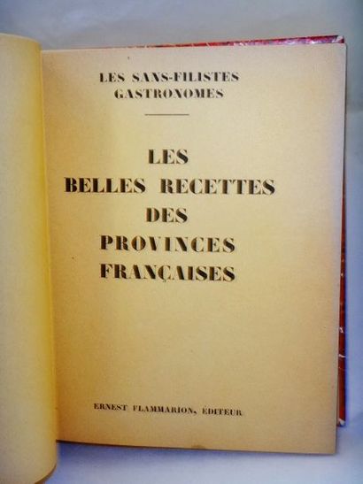 null Sans-filistes gastronomes, les. Les Belles Recettes des Provinces françaises....