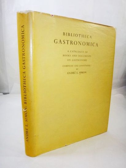null SIMON, André L. Bibliotheca Gastronomica. London, The wine and Food society,...