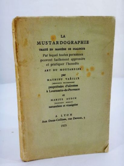 null VARILLE, M. et AUDIN, M. La Mustardographie. Traité en manière de dialogue par...