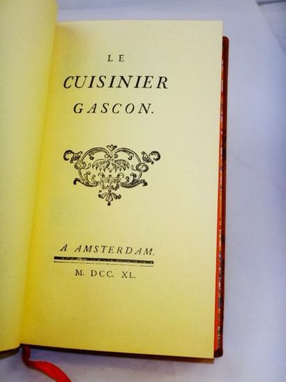 null BOURBON, Prince Louis-Auguste de. Le Cuisinier Gascon. Paris, l'Arche du livre,...