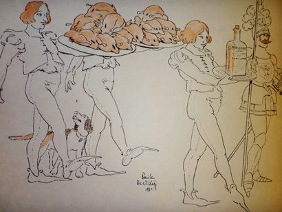 null VILLIE, Emile de. Comment feut Gargantua remis en appétit. Lyon, Léon Sézanne,...