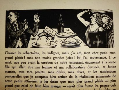 null BRUN, Maurice. Groumandugi. Réflexions et Souvenirs d'un Gourmand Provençal....