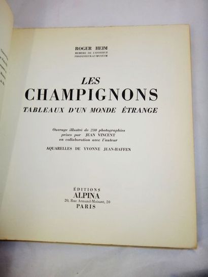 null BURET, F. Le Champignons, Poison ou Aliments. Paris, Vigot Frères, 1925. X et...