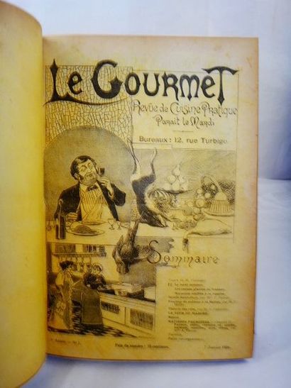 null COLLECTIF. Le GOURMET, Revue de Cuisine Pratique. Anné 1895. Paris, Collectif,...