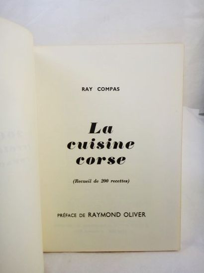 null COMPAS, Ray. La Cuisine Corse, 200 recettes Originales. Montpellier, Causse...