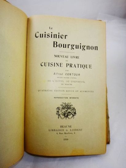 null CONTOUR, Alfred. Le Cuisinier Bourguignon. Nouveau livre de cuisine pratique....