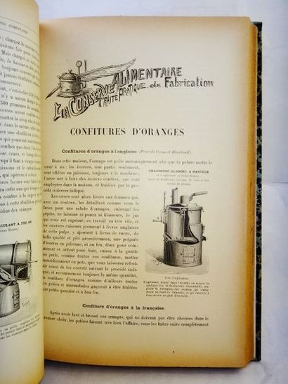null CORTHAY, Auguste. La Conserve Alimentaire. Paris, Dentu, 1891. Grand in-8 de...