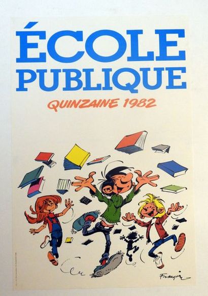 null FRANQUIN

Affiche pour la quinzaine de l'école publique en 1982
