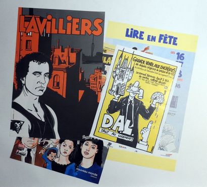 null TARDI

Ensemble de 4 affiches pour Lire en fête, la vente du DAL, Lavilliers,...