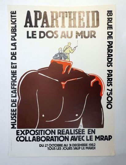null WILLEM

Grande affiche sur papier épais pour l'exposition Apartheid en 1982