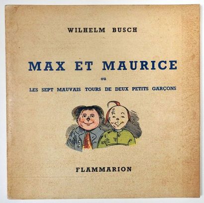 null ENFANTINA

Max et Maurice par Wilhelm Busch en édition originale de 1952 en...