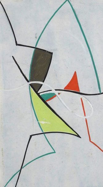 null Nicolaas Warb (1906-1957)

Composition, 1951

Gouache sur papier signé du cachet...
