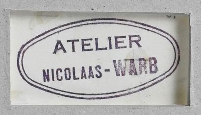null Nicolaas Warb (1906-1957)

Composition, 1951

Gouache sur papier signé du cachet...