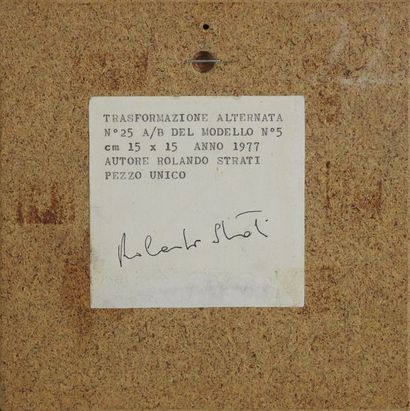 null Rolando Strati

Composition , 1977?Technique mixte sur bois, emboîtage en plexiglas,...