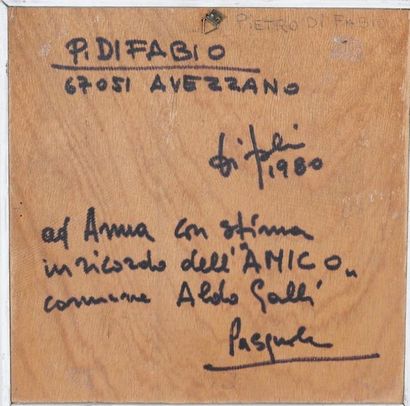 null Pietro Di Fabio (XXème siècle) 

« Avezzano », 1980

Technique mixte sur papier...