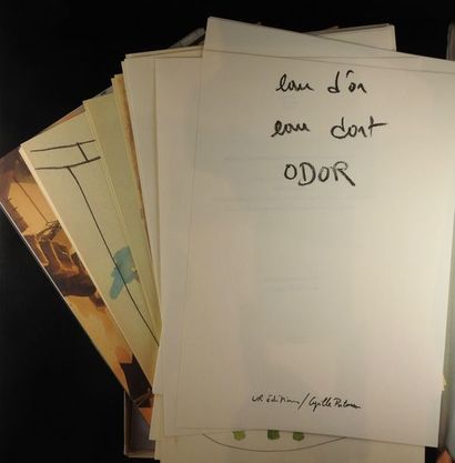 null Fabrice Hybert

"Eau d'or Eau dort ODOR"

Paris, UR Éditions/Cyrille Putman,...