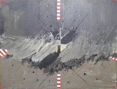 null Georges Dussau (né en 1947)

Composition

Technique mixte sur toile signée en...