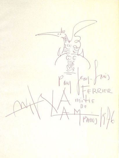 null Wifredo Lam

Sans titre, 1976

Dessin au stylo sur papier, signé, daté et dédicacé...