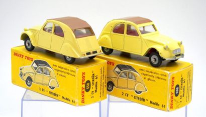 null 

Dinky-Toys – France - métal – 1/43e (2) 



# 558 – Citroën 2CV modèle 1961



Jaune...
