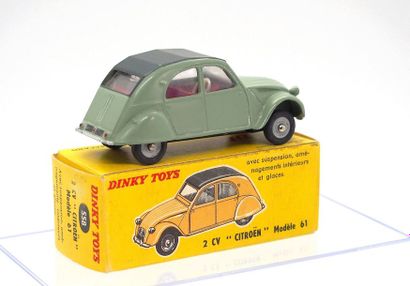 null 

Dinky-Toys – France - métal – 1/43e (1) 



# 558 – Citroën 2CV modèle 1961

Verte,...