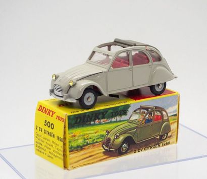 null 

Dinky-Toys – France - métal – 1/43e (1) 



# 500 – Citroën 2CV modèle 1966

Gris...