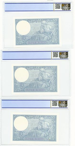 null 10 Francs Minerve type 1915 modifié


Ensemble de 8 billets gradés entre 35...