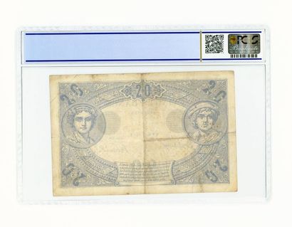 null 20 Francs Bleu type 1905


Billet 1912 gradé 25 PCGS, alphabet Q 2795