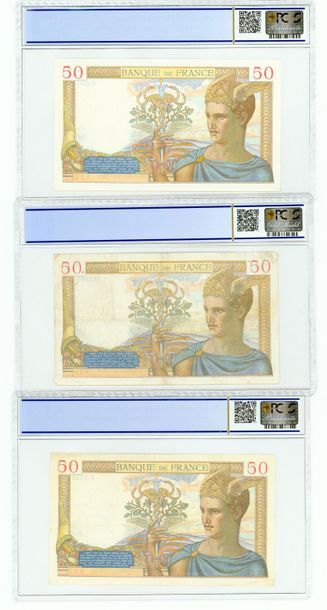 null 50 Francs Ceres modifié


Ensemble de 3 billets gradés 50, 20 et 35 PCGS 1937,...