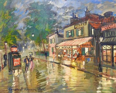 null Konstantin Korovin (1861 - 1939), ou Constantin Korovine


Rue de Paris


Huile...