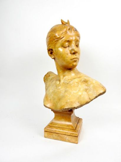 null Alexandre Falguière (1831-1900), D'après


Buste de Diane


Grand Sujet en marbre...