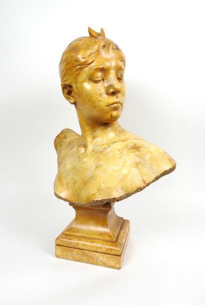 null Alexandre Falguière (1831-1900), D'après


Buste de Diane


Grand Sujet en marbre...