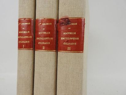 null COLOMBIÉ, Auguste. Nouvelle Encyclopédie Culinaire, Cuisine et Pâtisserie Bourgeoises,...