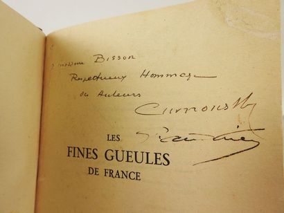 null CURNONSKY et ANDRIEU, Pierre. Les Fines Gueules de France.

Paris, Typographie...