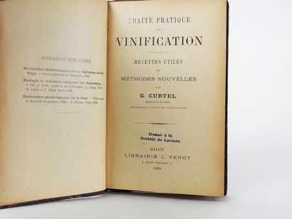 null CURTEL, G. Traité Pratique de Vinification. Recettes utiles et Méthodes Nouvelles....