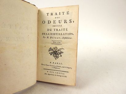 null DÉJEAN (pseudonyme d'Antoine Hornot). Traité des Odeurs, suite du Traité de...