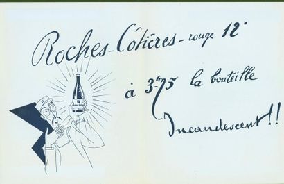 null DRANSY, Jules Isnard. Plaquette Nicolas "Roches Côtières".

2 feuillets. Imp....