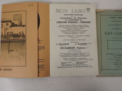 null DUJARDIN-SALLERON. Mon Labo…

Paris, 1932. Plaquette In-8, broché, couvertures...