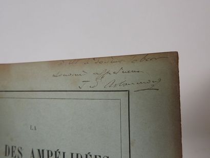 null ARBAUMONT, Jules d'. La Tige des Ampélidées.

Paris, Masson, 1881. In-8 relié...