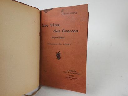 null FERET, Edouard. Les Vins des Graves. Rouges et Blancs. 

Bordeaux, Feret & Fils...