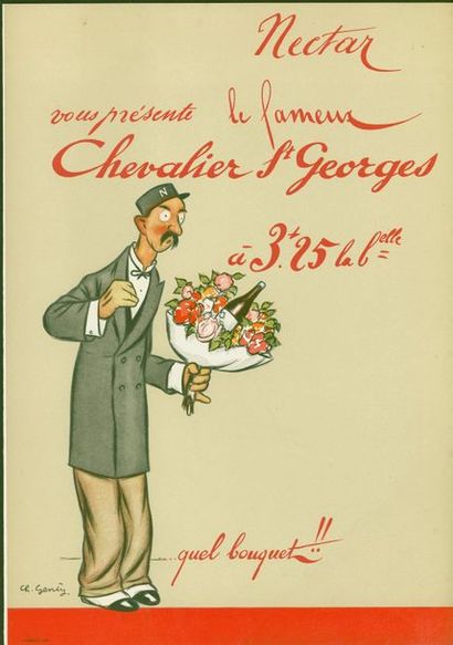 null GENTY, Charles. Plaquette "Chevalier Saint-Georges" Années 30.

2 feuillets....