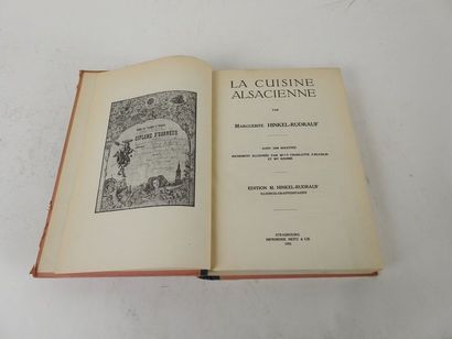 null HINKEL-RUDRAUF, Marguerite. La Cuisine Alsacienne. 

Strasbourg, Imprimerie...
