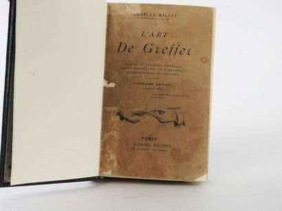 null BALTET, Charles. L'Art de Greffer. 

Paris, Masson, 1892. In-8, plein-cuir noir,...