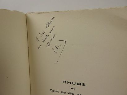 null KERVÉGANT, D. Rhums et Eaux-de-Vie de Canne. 

Vannes, Editions du Golfe, 1946....