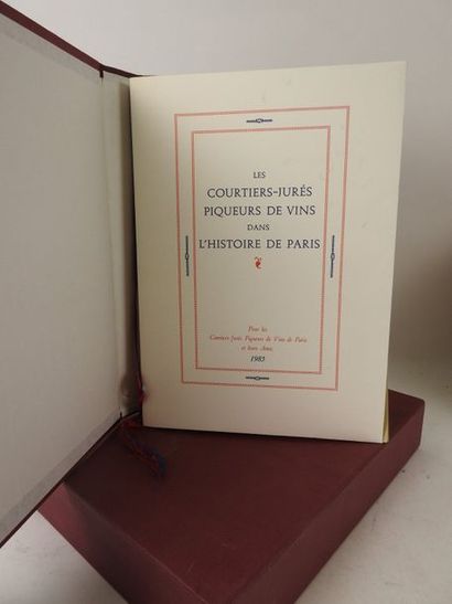 null Les Courtiers-Jurés Piqueurs de Vins dans l'Histoire de Paris.

Pour le compte...