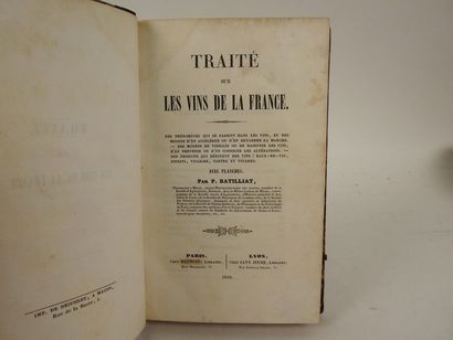null BATILLIAT, P. Traité sur les Vins de la France. Des phénomènes qui se passent...