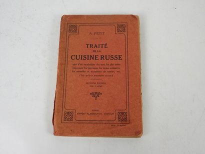 null PETIT, Alphonse. Traité de la Cuisine Russe.

Paris, Dupont, 1928, 2ème éd.,...