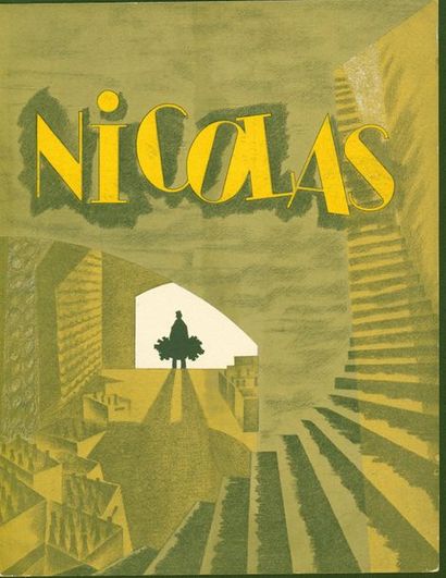 null Plaquette Nicolas "Prix Courants" 1925.

2 feuillets. Imp. Draeger. 28 x 21,5...